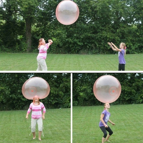 Enfants extérieurs Air Air rempli Bubble Boule Balon Ballon Pouet gonflable - Afbeelding 8 van 16
