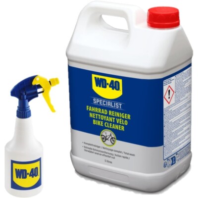 WD-40 SET besteht aus 1x Specialist Fahrrad Reiniger 5 Liter & 1x Zerstäuber 500
