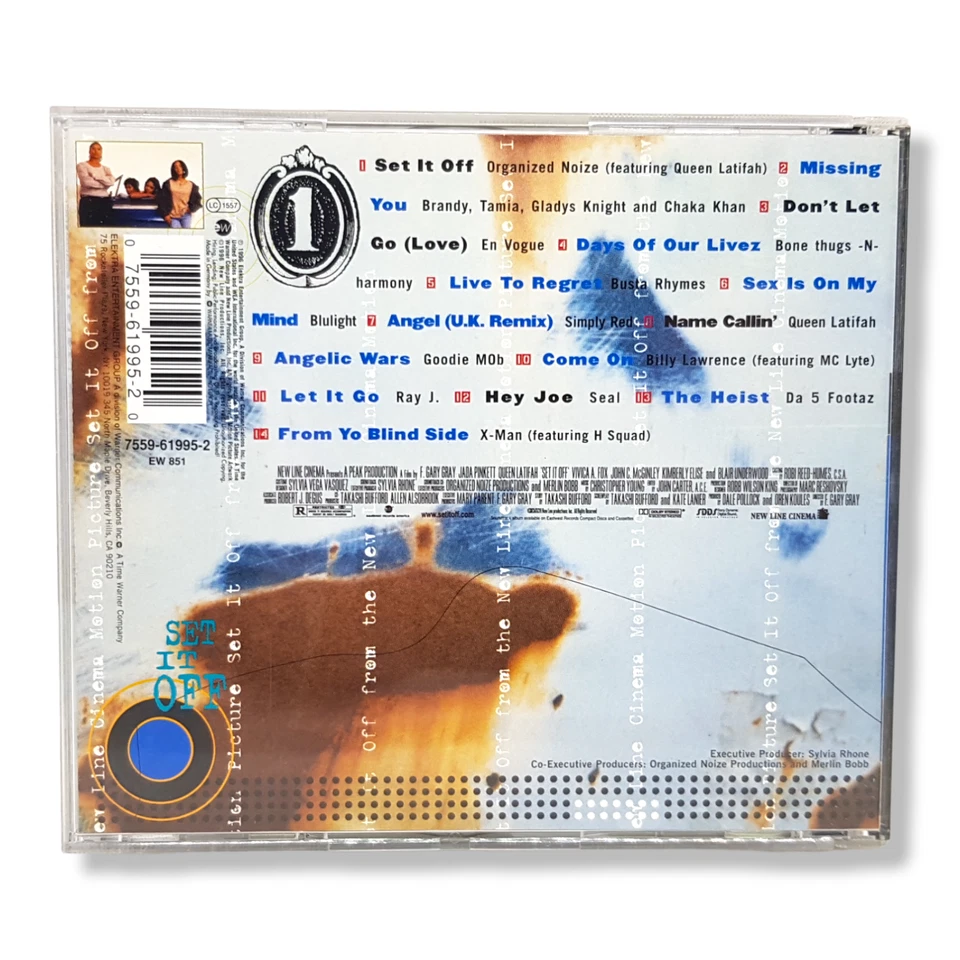 SET IT OFF Music From Motion Picture CD 1996 En Vogue Blulight Seal Ray J X Man - Bild 2 von 3