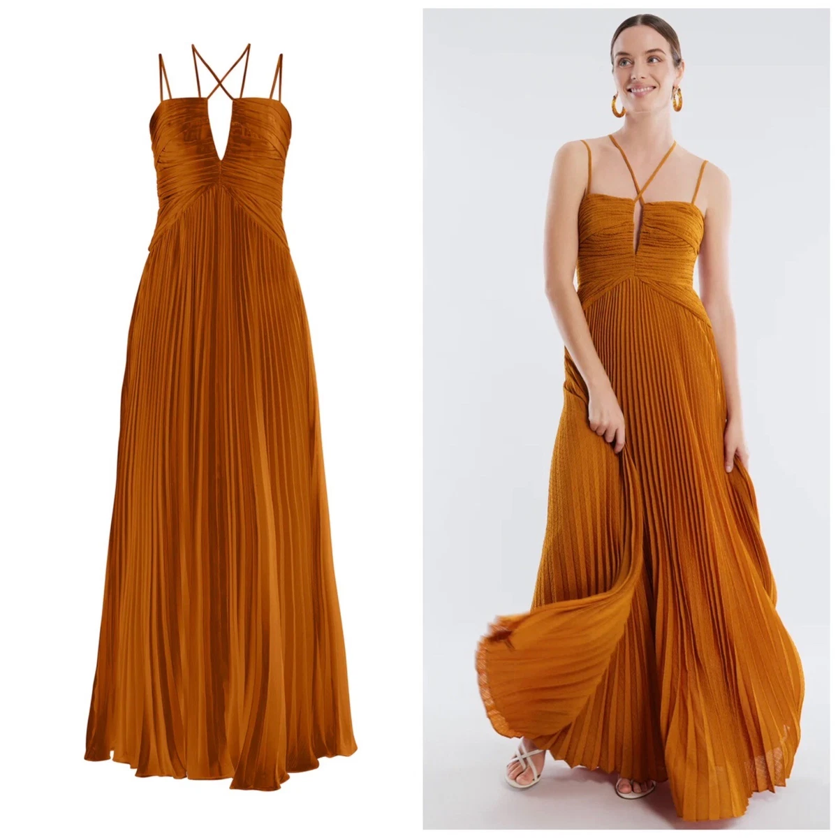 Rust colored sales formal dresses