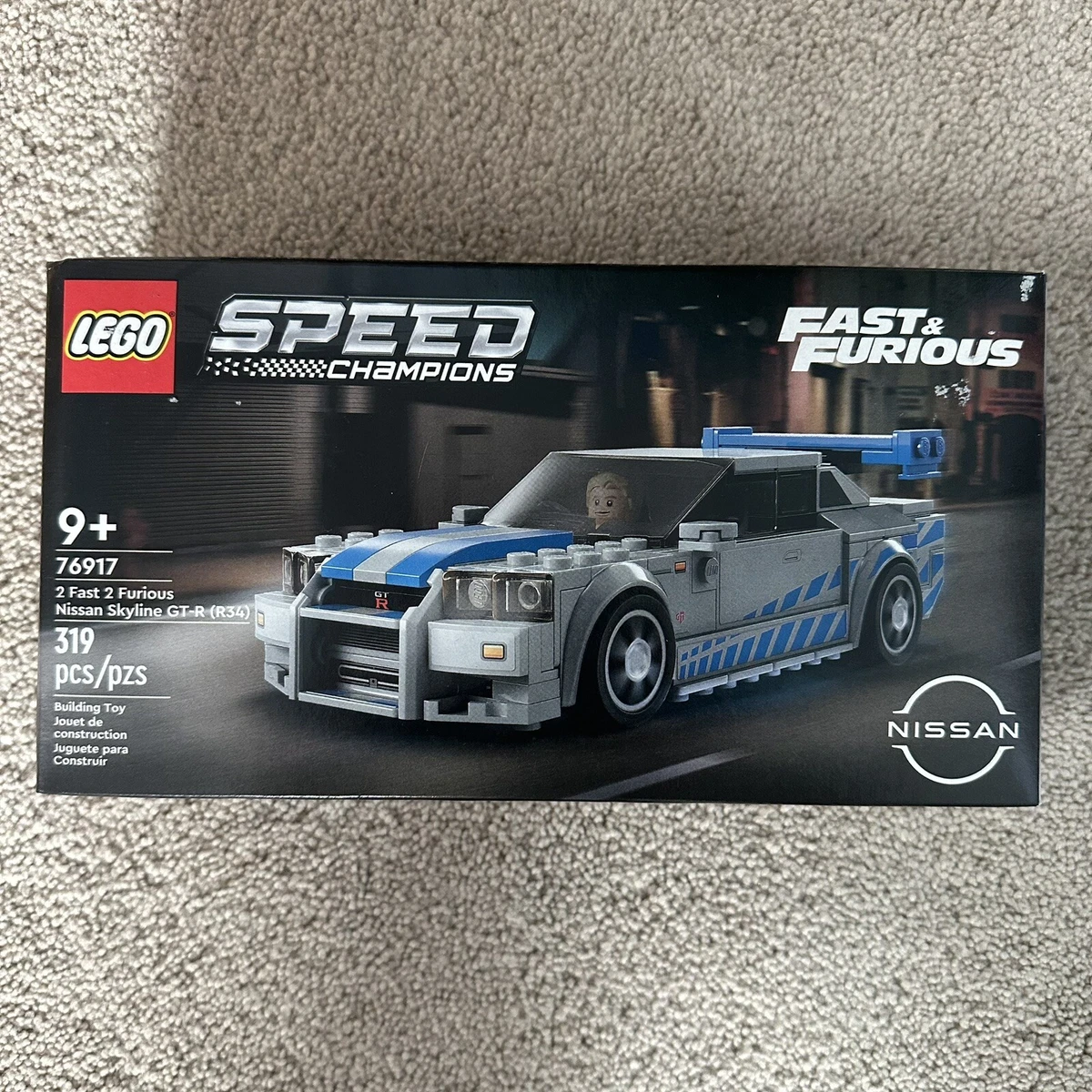 LEGO SPEED CHAMPIONS: 2 Fast 2 Furious Nissan Skyline GT-R (R34) (76917)  673419378666