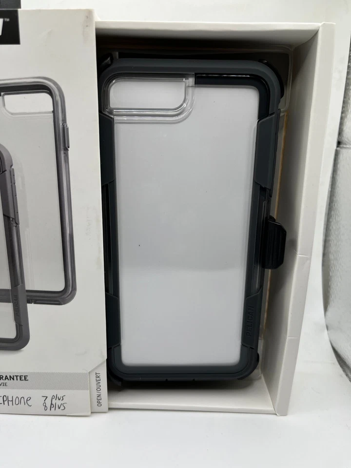 Funda Pelican Voyager con funda para iPhone 8 Plus / 7 plus / 6-Plus gris transparente Foto 4 de 4