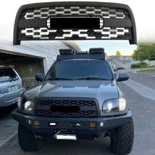 Front Grille Fits For Tundra 2003-2006 Wo Light Wletters Matte Black Mesh Front Grille Fits For Tundra 2003-2006 Wo Light Wletters Matte Black Mesh