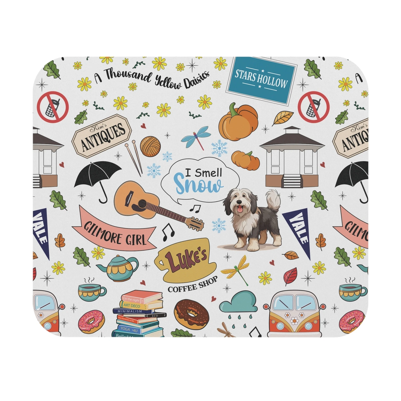 Gilmore Girls Mouse Pad for Office and Workspace Decor