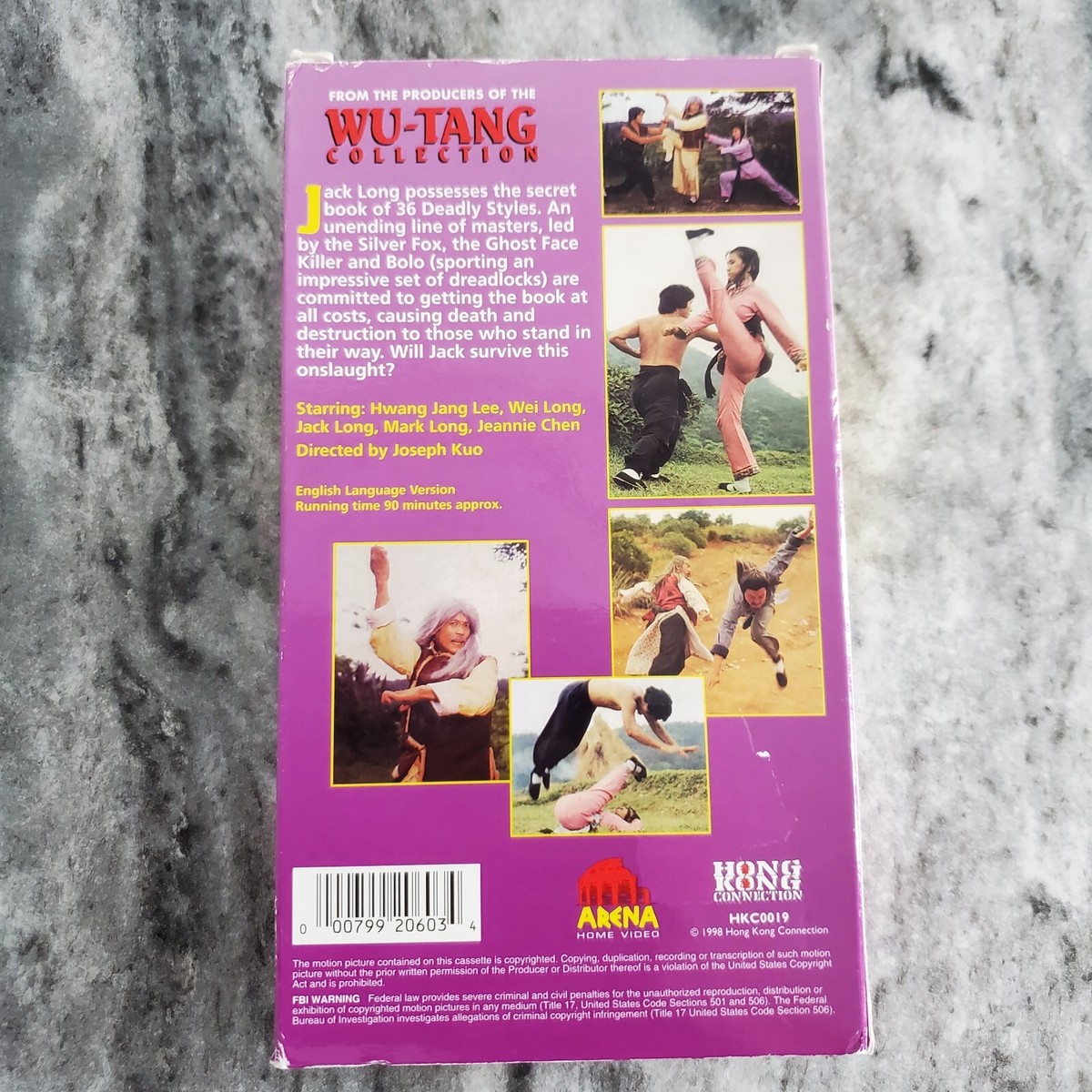 Martial Arts VHS - Soul Brothers of Kung Fu, Buddhist Fist, 36