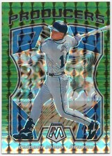 2021 Panini Mosaic - Producers Green Mosaic #P7 Chipper Jones Atlanta Braves