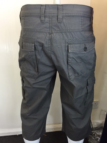 Herren GAP einfache Shorts Cargo Combat Freizeit Sommer Baumwolle Taschen 3/4 Hose 598 - Bild 29 von 53