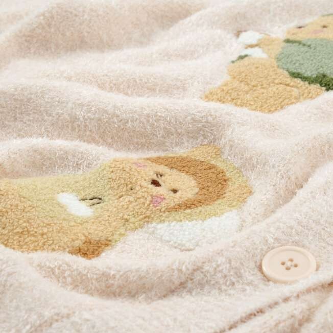 プーさん 長袖カーディガン ルームウェア ホワイト M WHITE POOH プーさん カーディガン ルームウェア ホワイト WHITE POOH