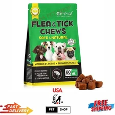 Natural  Prevention FLEA + Tick CHEW Plus Vitamins B1,B6,B12 and Brewers Yeast