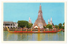 ak wat arun the royal barge  temple of dawn  bangkok thailand ungelaufen