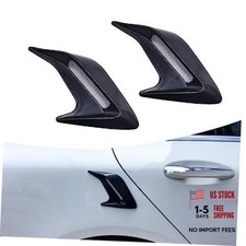 Pack-2 Car Hood Scoop Vent Decorative Cover, Universal Air Flow Intake