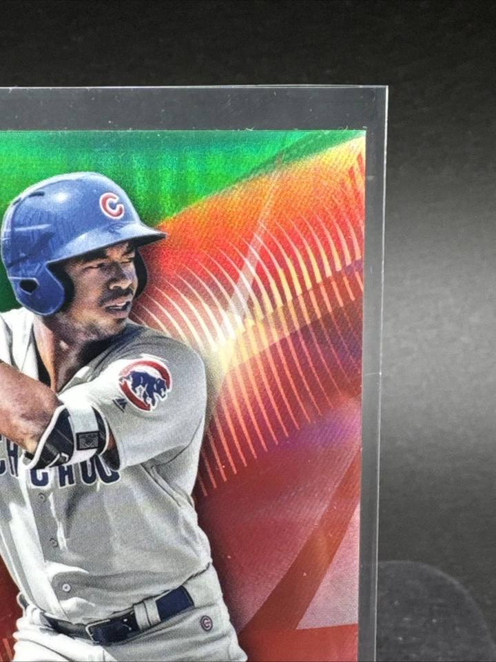 2017 Bowman Chrome - Scouts Top 100 - #BTP-8  Eloy Jimenez - Green Refractor (RC - Image 3 of 4