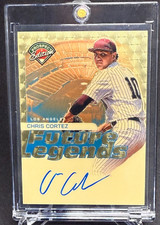 2024 Panini Prospects #7 Chris Cortez Future Legends Gold Vinyl Auto 1/1