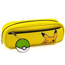 Yellow Pencil Case Large Pencil Pouch Cute Pen Bag Waterproof Pencil Box with...