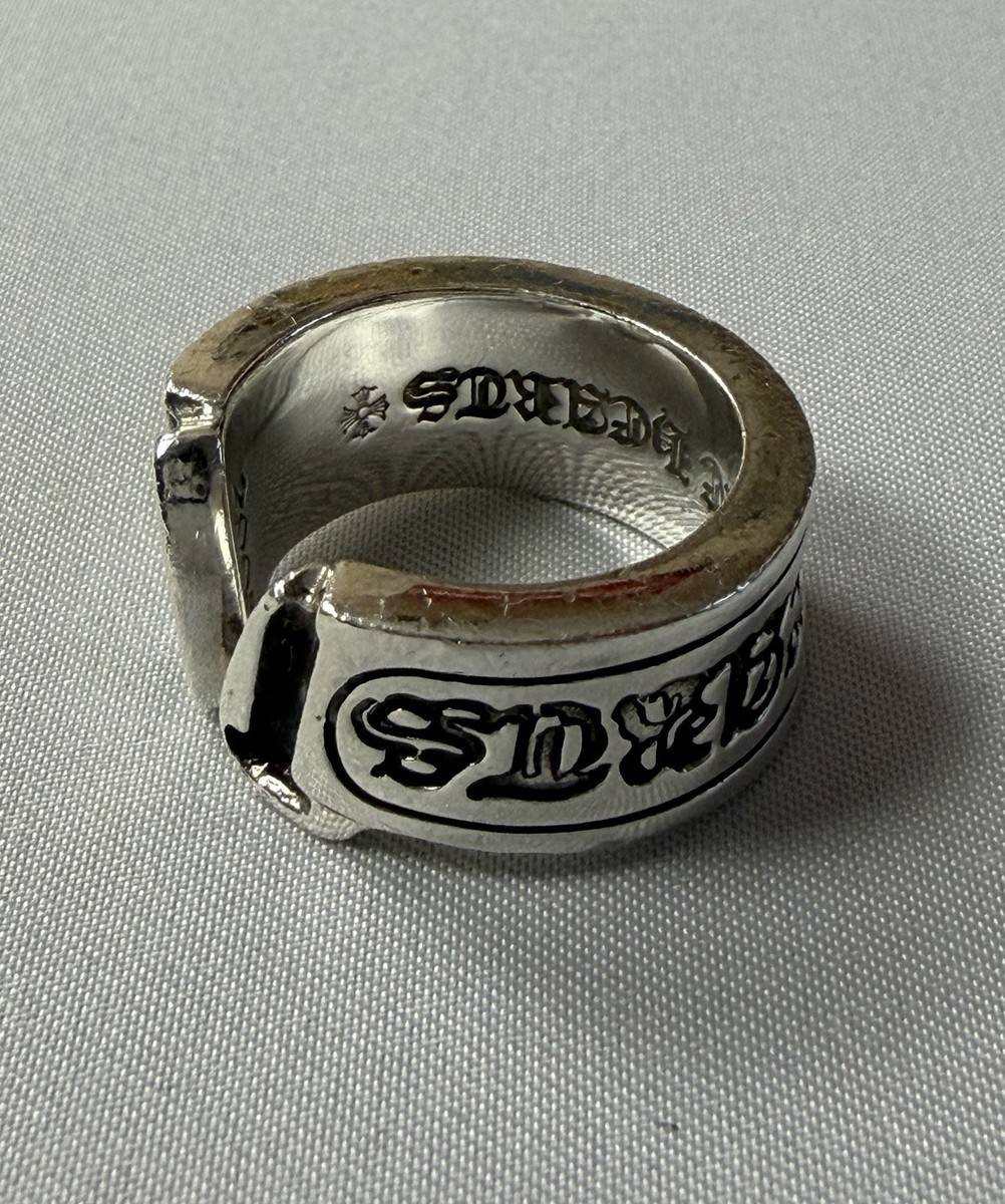 Chrome Hearts Sterling Silver 925 Band Ring 2005 | eBay