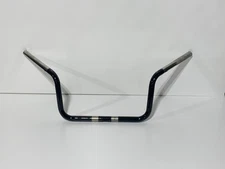 Harley-Davidson 6" Rise Mini Ape Hanger Handlebars – 1" Black, 7" Pullback – Dyn