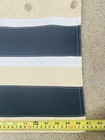 Lot of 5 NAUTICA Button Tab Valance Curtain Khaki Navy Stripe 41”x 17” — photo 7