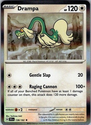 Drampa Holo Rare SV05: Temporal Forces 138/162 MP