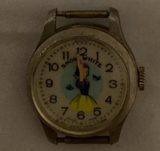Vintage 1960s Bradley Disney Snow White Swiss Made Watch For Parts/Repair