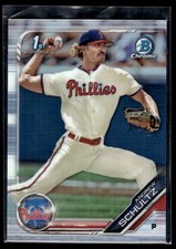 2019 Bowman Draft Chrome Refractor Andrew Schultz Philadelphia Phillies #BDC-120