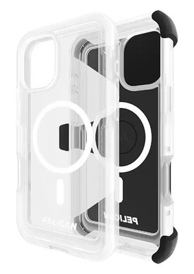 Pelican Voyager with MagSafe Case and Holster - iPhone 16 Plus CLEAR CASE
