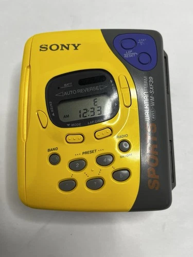 Vintage Sony Walkman WM-SXF39 Sports Radio Cassette Player - For Parts Or Repair