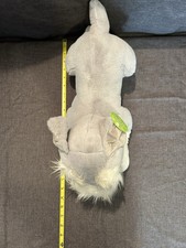 Wal-Mart Stores Medium Dog Plush Animal Gray White Black PA20642A
