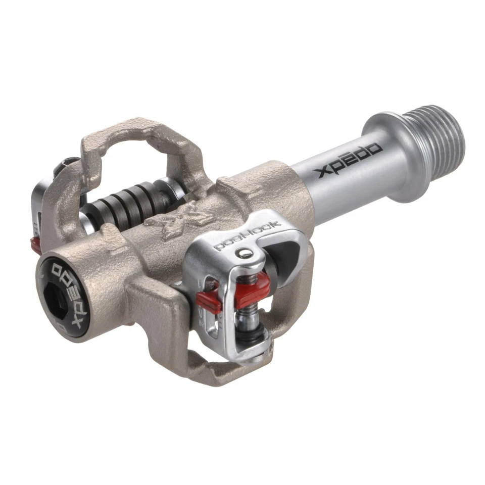 Pedales sin clip M-Force 3 | Compatible con SPD de doble cara, cuerpo y husillo Cromoly... Foto 2 de 4