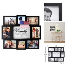 Malden The Love of a Family Dimensional Collage Black Frame 8 Option 6-4x6