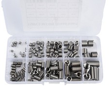 150pc/Set Thread Insert 304 Stainless Steel for m3 M5 for m6 M8 Thread Repair