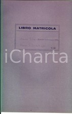 1958 MILANO Piazza SAN BABILA Libro matricola AMORE FILM casa cinematografica