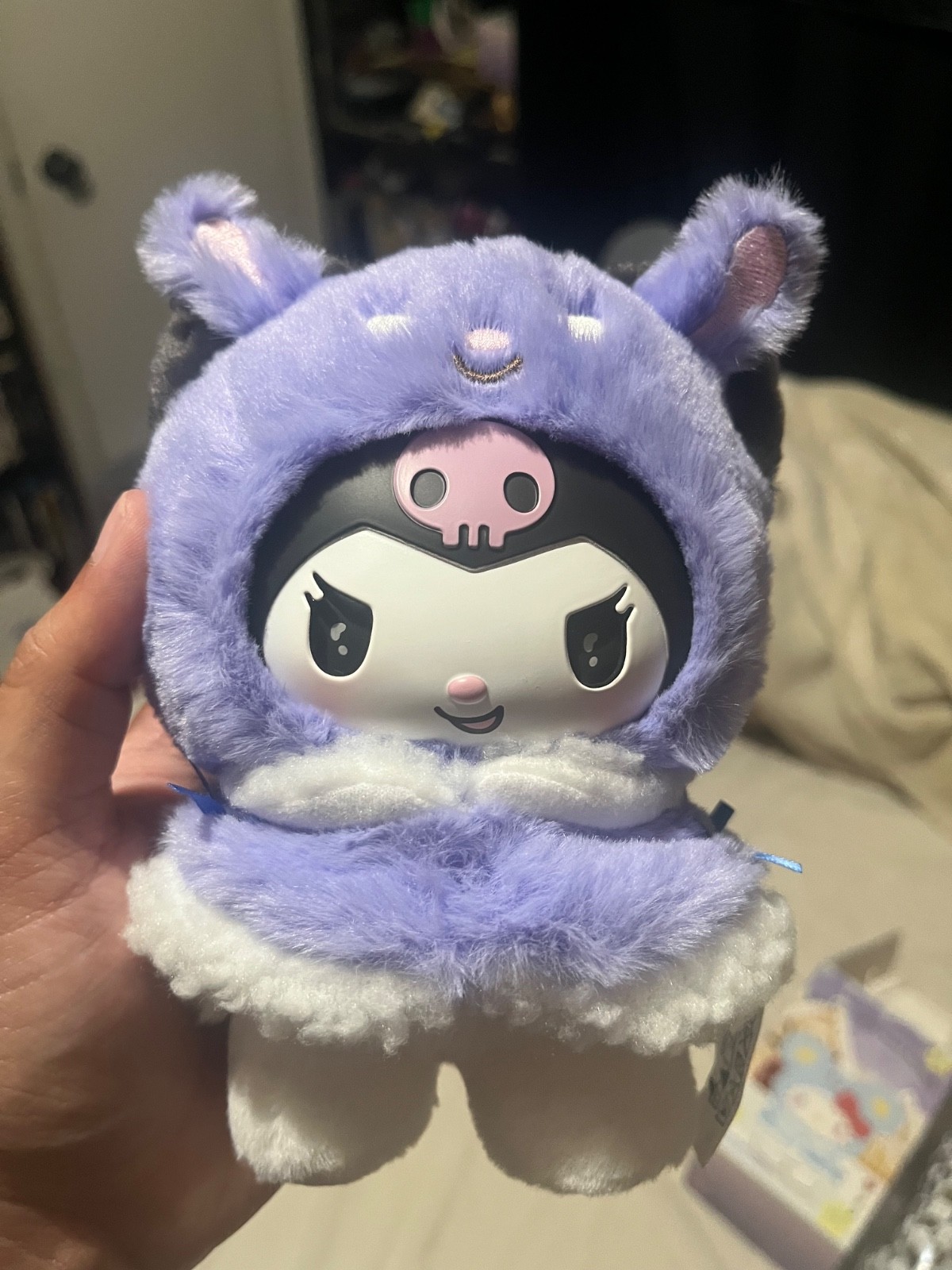 Miniso Sanrio Characters Small Cape Series Blind Box Pendant Plush Toy Kuromi