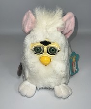 Furby Babies, White Furby Baby Snowball , With Tags. Does Not Work 1999
