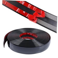 16FT Automotive Trim Molding 1-3/16" 30mm Wide Glossy Car 1-3/16 in Wide Black