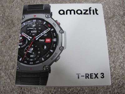 Amazfit T-Rex 3 - 48 mm Fitness Smart Watch w/ Voice Control (Onyx) BRAND NEW