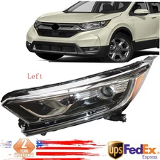 For 2017 2018 2019 2020 2021 Honda CR-V CRV Left LH Halogen W/ LED Headlight OEM