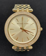 Michael Kors Womens Darci MK-3191 Gold-Tone Stainless Steel Watch - New Battery 