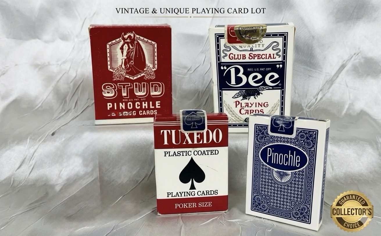 Vintage Playing Card Lot - Bally's Las Vegas Casino Bee No. 92, Stud, Tuxedo
