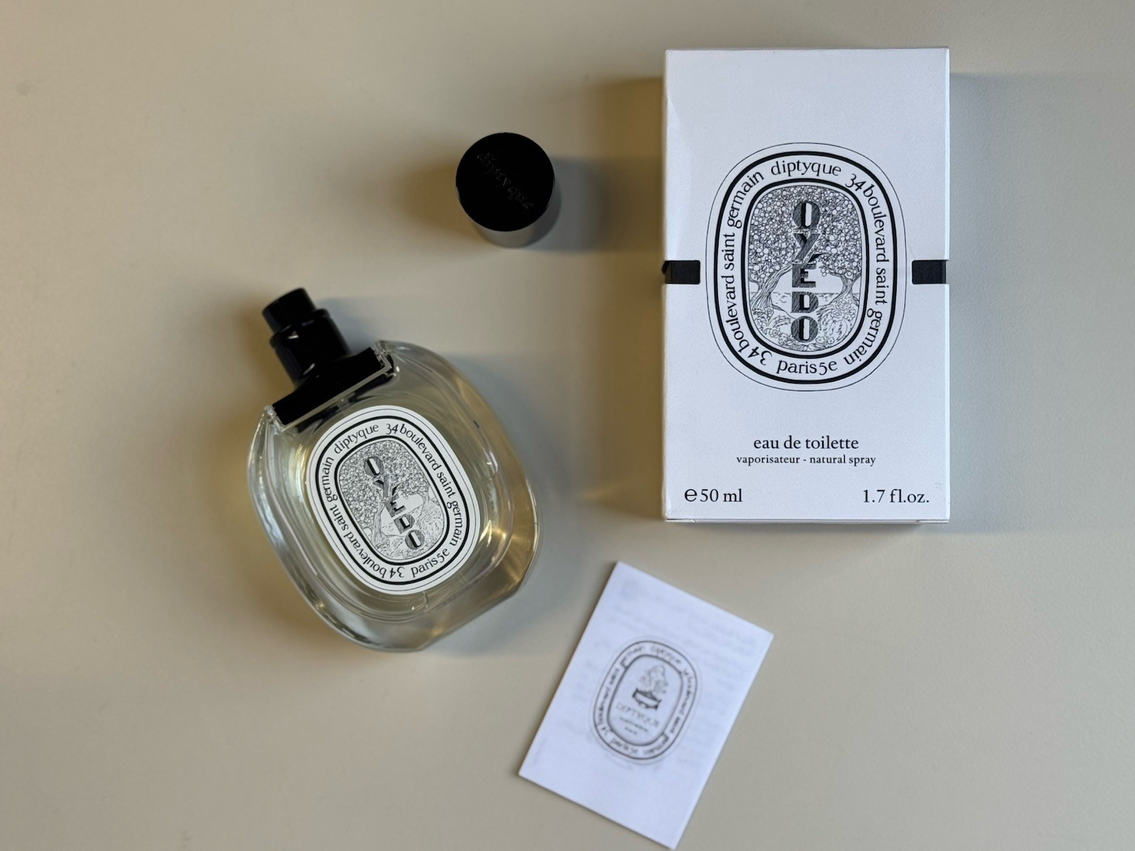 DIPTYQUE 34 BOULEVARD SAINT GERMAIN OYEDO EDT SPRAY 50 ML/1.7 FL.OZ. (No Sealed)