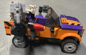 Lego - 6864 - Batmobile and the Two-Face Chase - 100% Complete w/minifigures