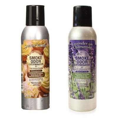 - Creamy Vanilla and Lavender With Chamomile Smoke Odor Exterminator 7oz Spra...