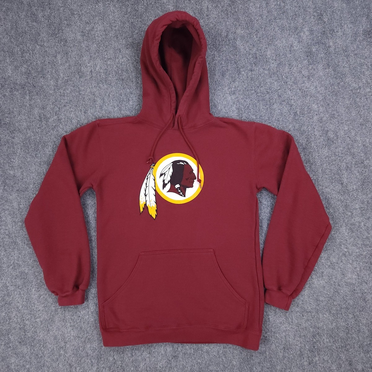 Washington Redskins Hoodie Mens Small Burgundy NFL Football Team
