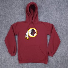 Washington Redskins Hoodie Mens Small Burgundy NFL Football Team Pullover Reebok
