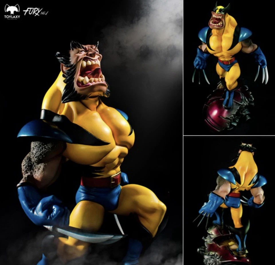 Estatua de resina Toylaxy Wolverine Fury No.1 Unleash the Beast edición limitada Foto 4 de 4