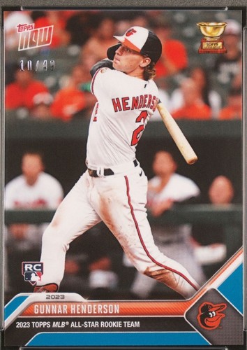 2023 Topps Museum Collection - Gunnar Henderson #34 Gold /299 (RC