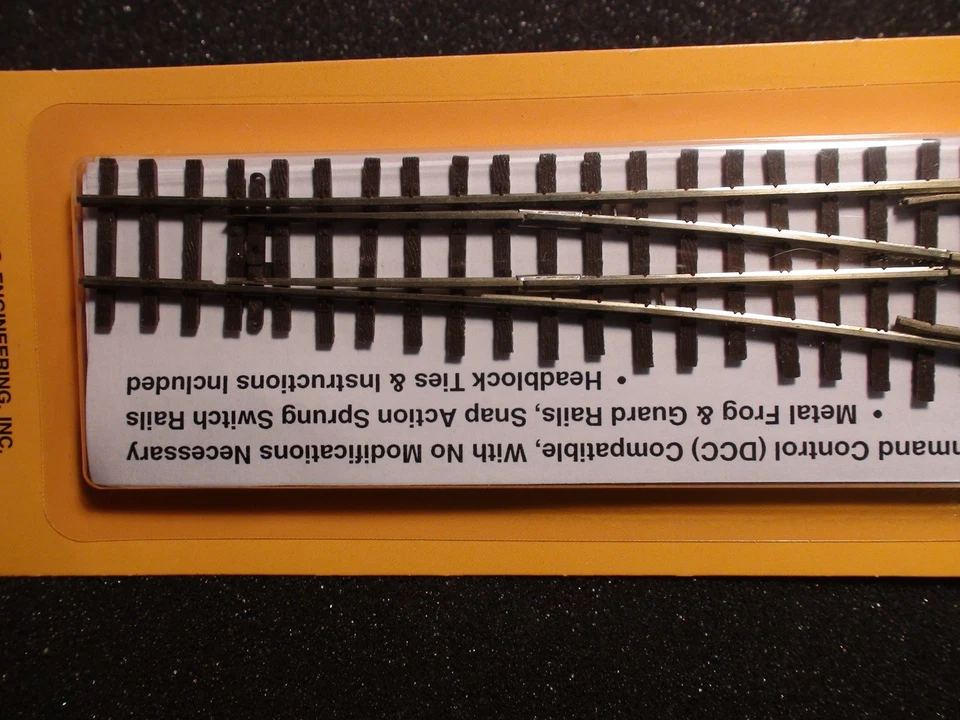 Micro- Engineering 15-106 HOn3 TURNOUT RH #6 frog Code 70 BIGDISCOUNTTRAINS - Image 4 of 4