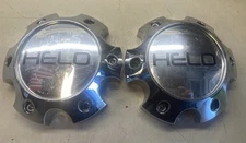2 HELO Chrome Center Caps 1079L145-H42