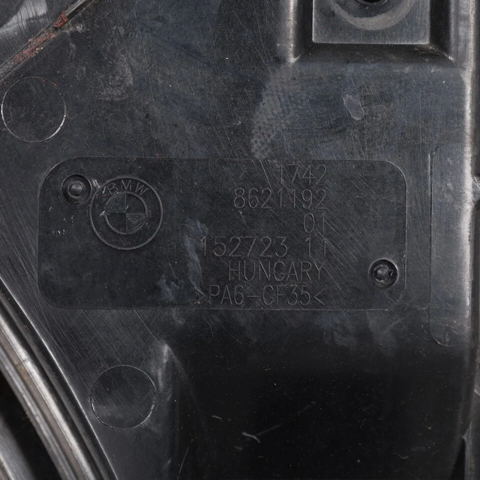 BMW 328i 335i 428i 435i Radiator Cooling Fan With Shroud 17428641964 OEM Used Foto 3 de 4