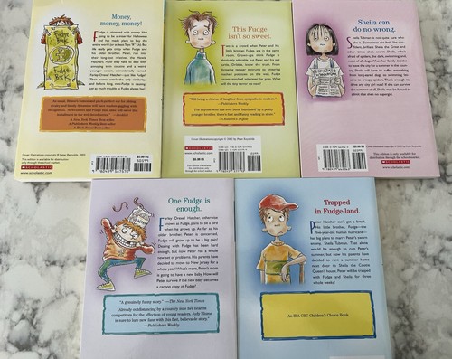 Judy Blume Book Lot (5) Fudge Series A 4th Grade Nothing Sheila The Great 2003 - Picture 7 of 10