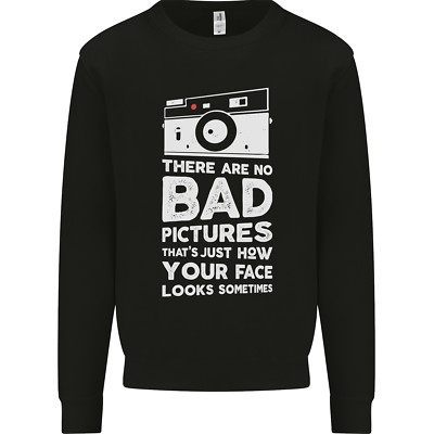 Fotografie Wie dein Gesicht manchmal aussieht Kinder Sweatshirt Pullover